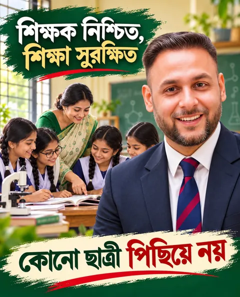 Teachers Assured, Education Protected — campaign poster